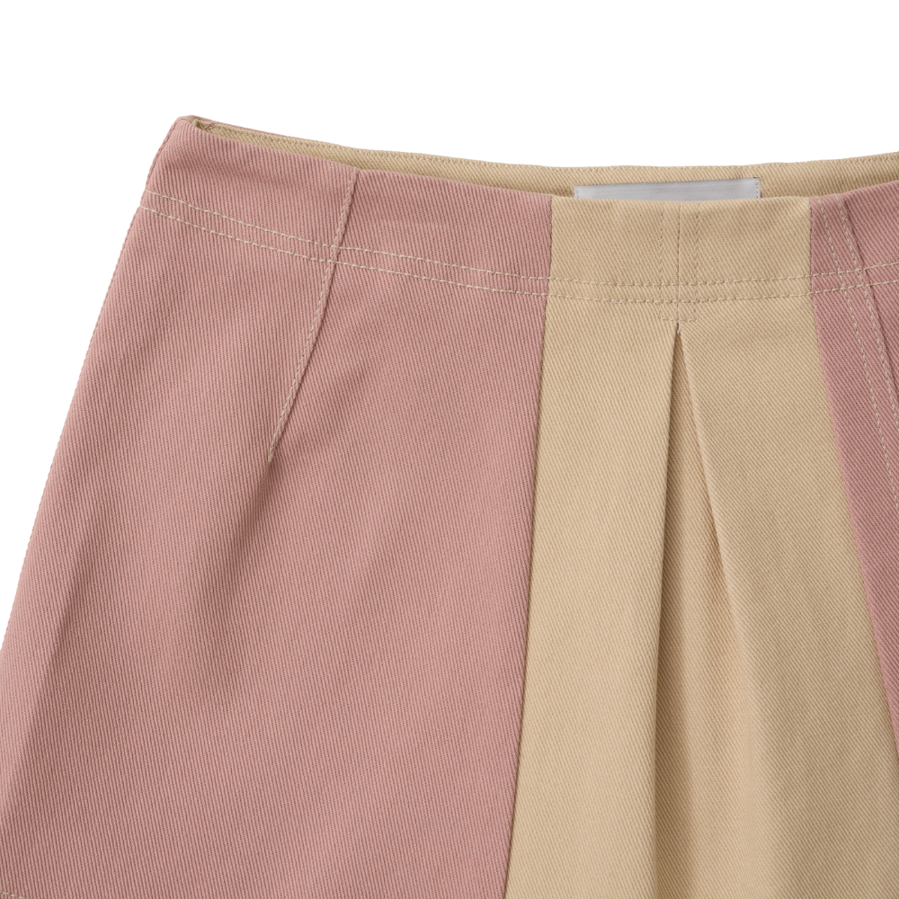 Double Zip Mini Skirt