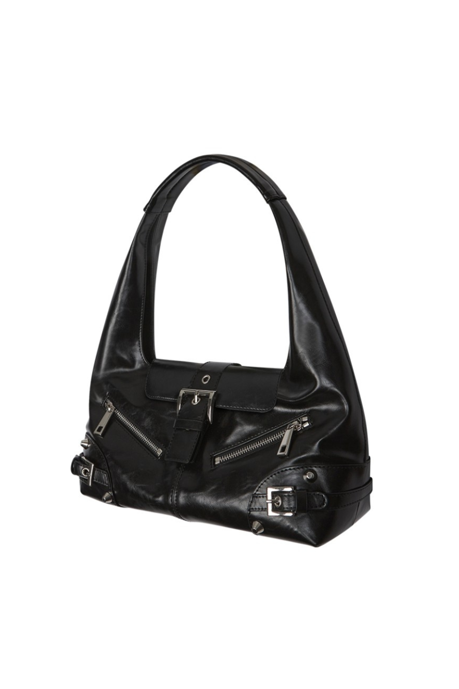 Small Moto Hobo Bag