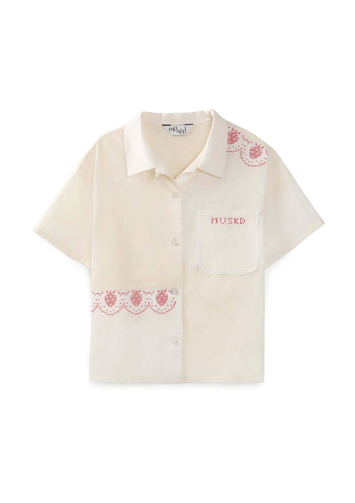 Cali EMB Shirt - Natural