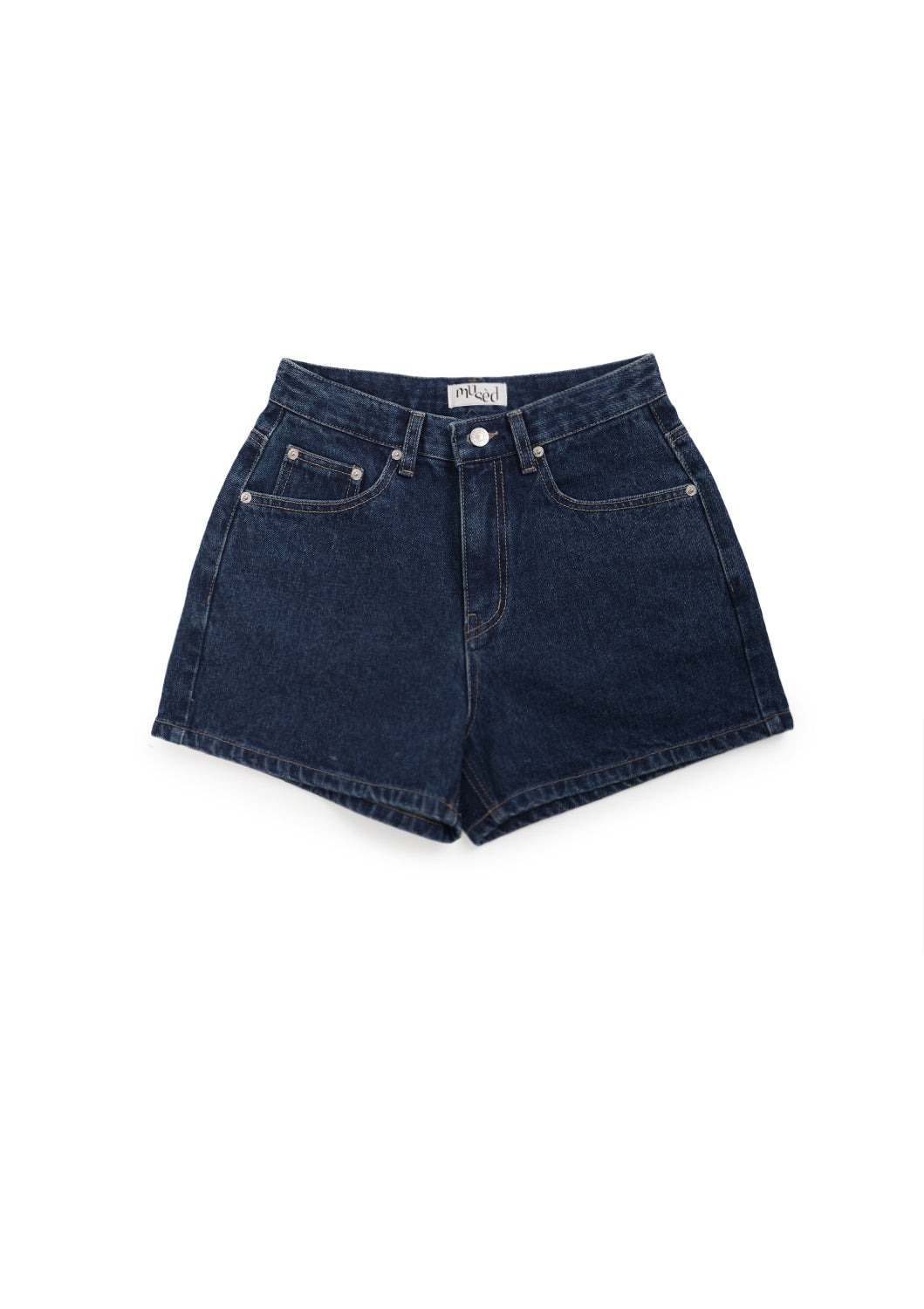Emb Denim Shorts
