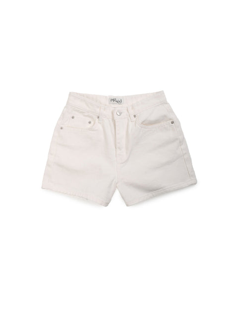 Emb Denim Shorts