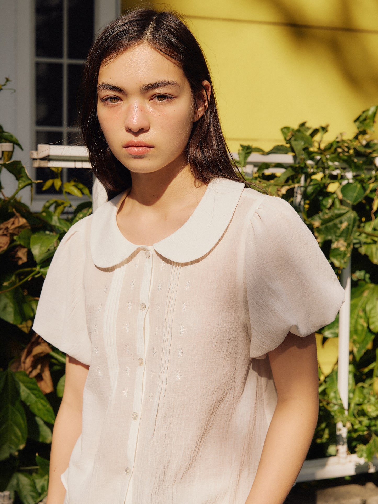 Sun Pin-Tuck Blouse