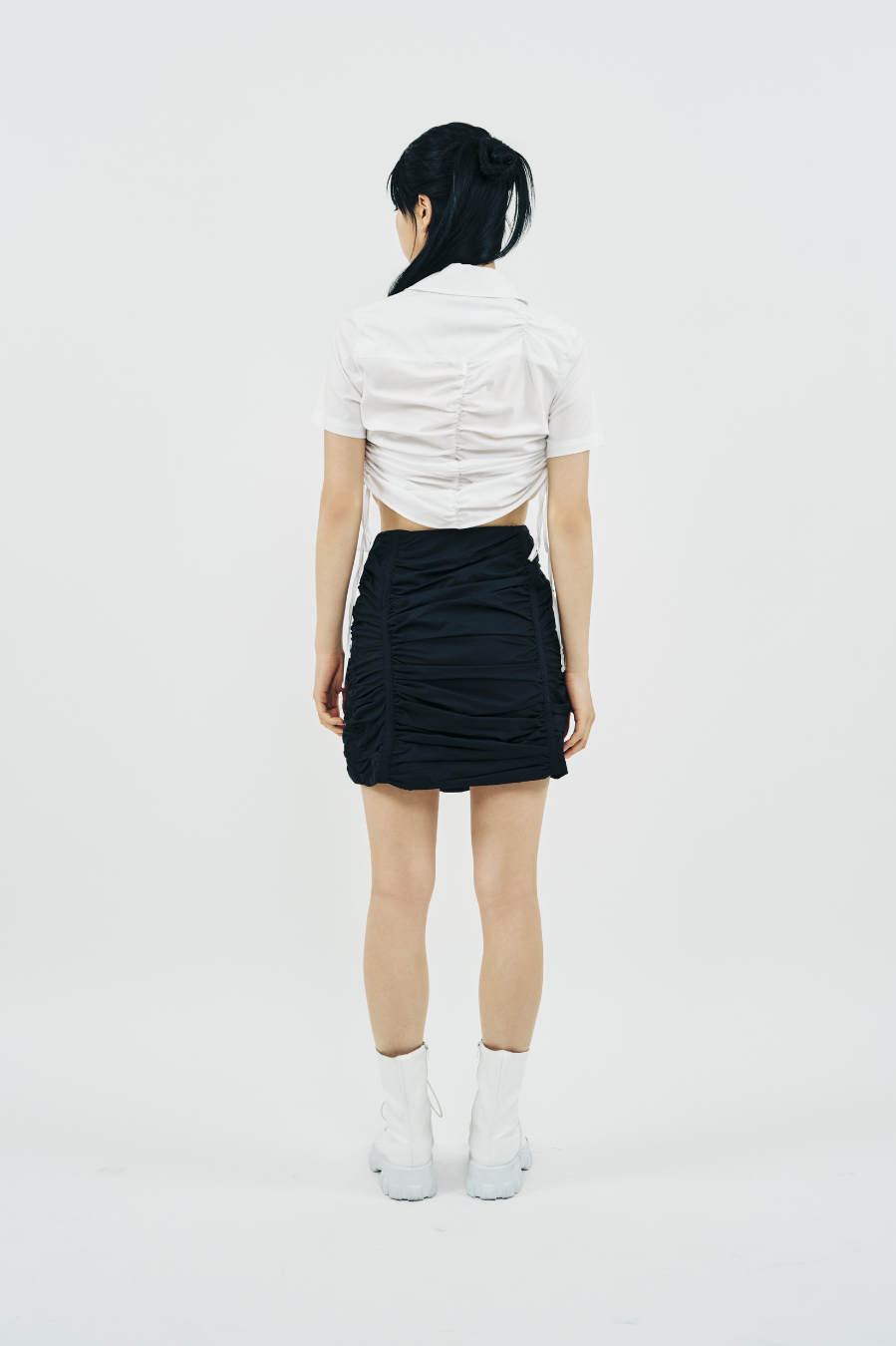 SHIRRING SKIRT