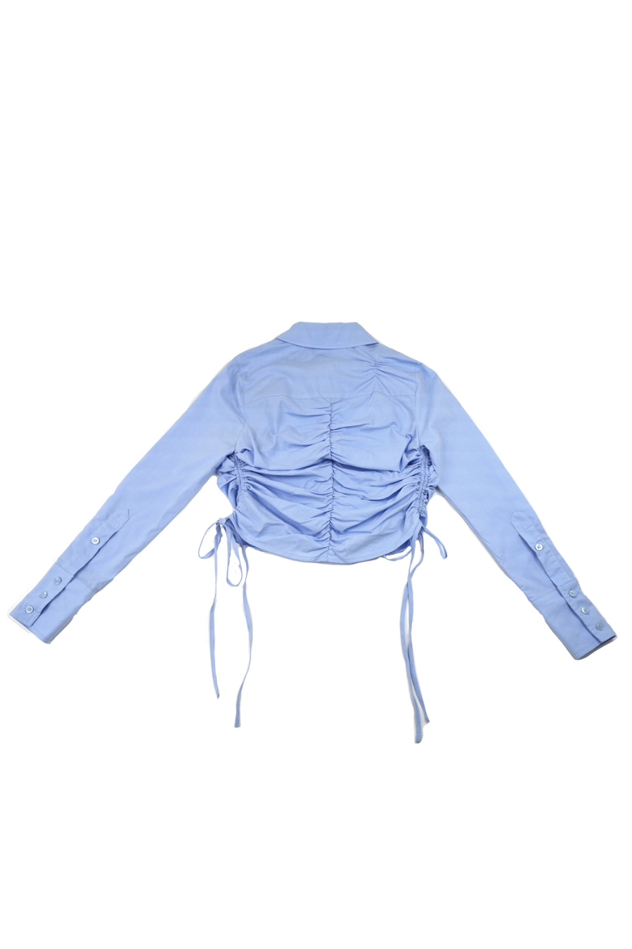 SHIRRING LONG SLEEVE SHIRT