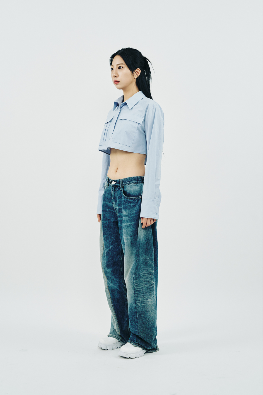 《PHENOMENON SEEPER》POCKET CROP SHIRT