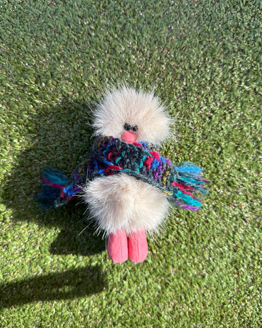 Mini Bird Keyring - オートミール Oatmeal -