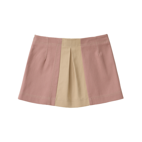 Double Zip Mini Skirt