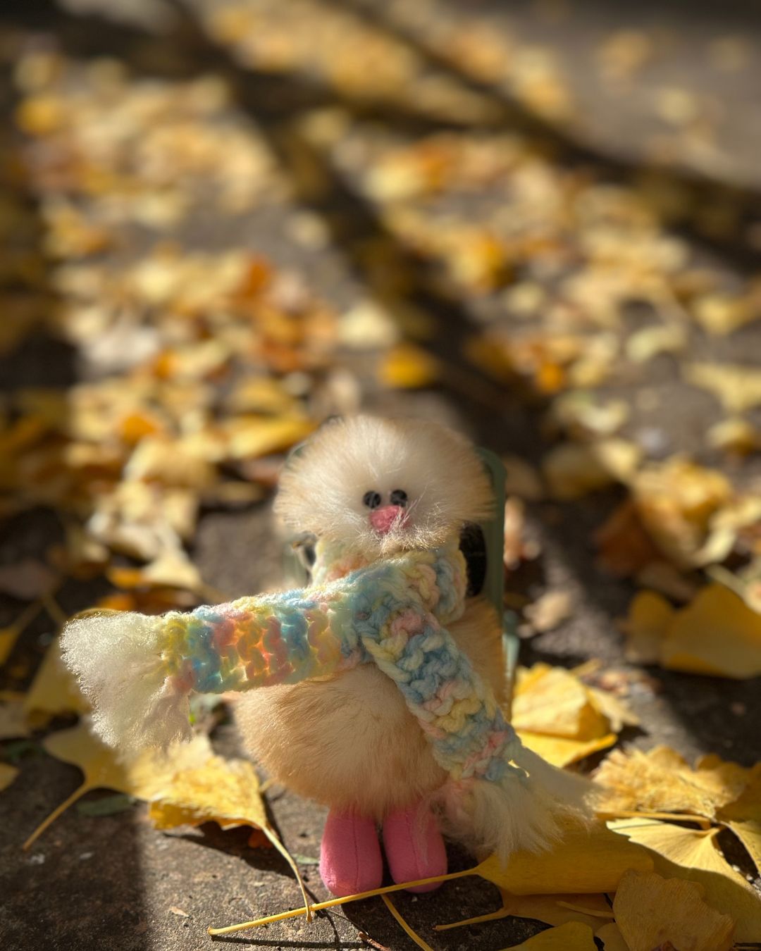 【予約販売】Mini Bird Keyring - マシュマロ Marshmallow -