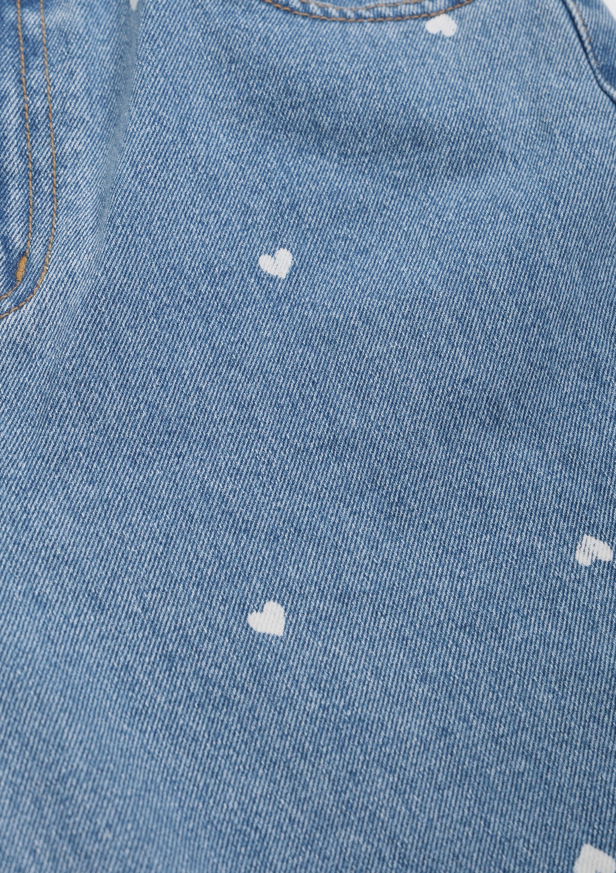 Heart Bleach Jeans