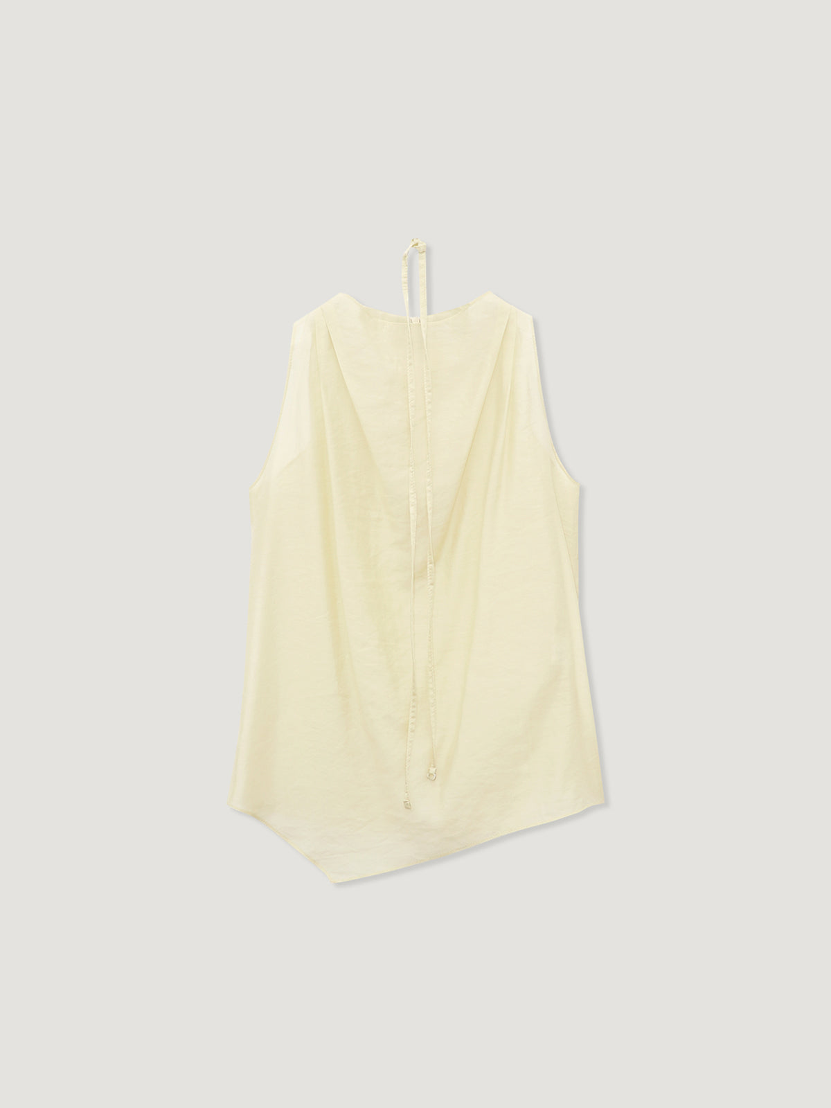 Drape See-Through Blouse