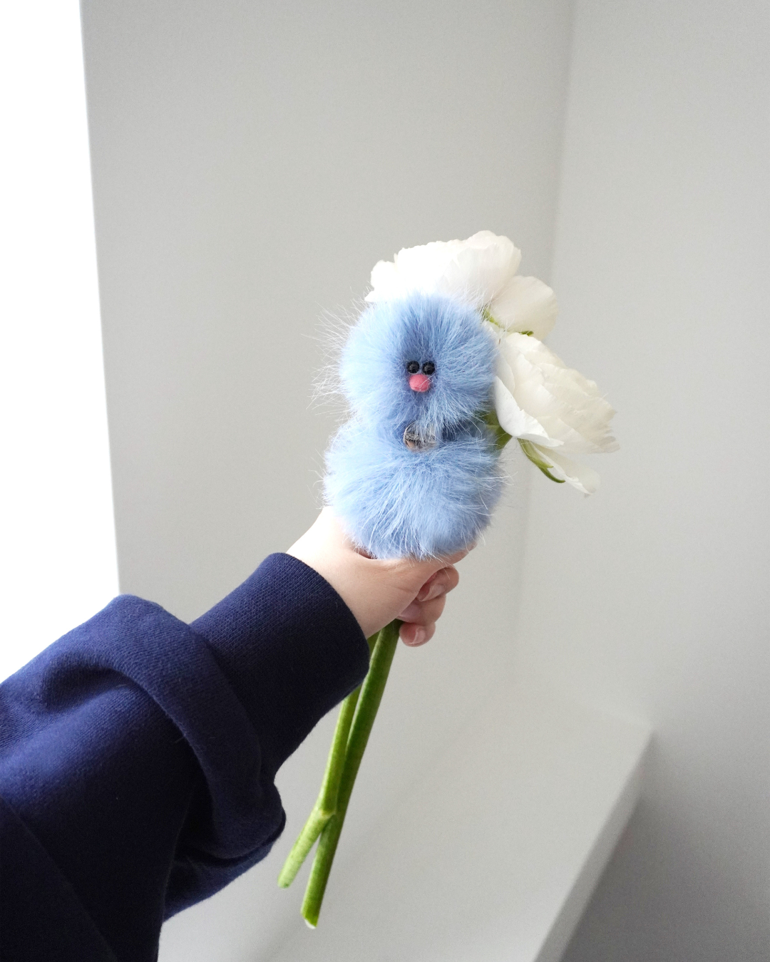 Mini Bird Keyring - ブルー Blue -