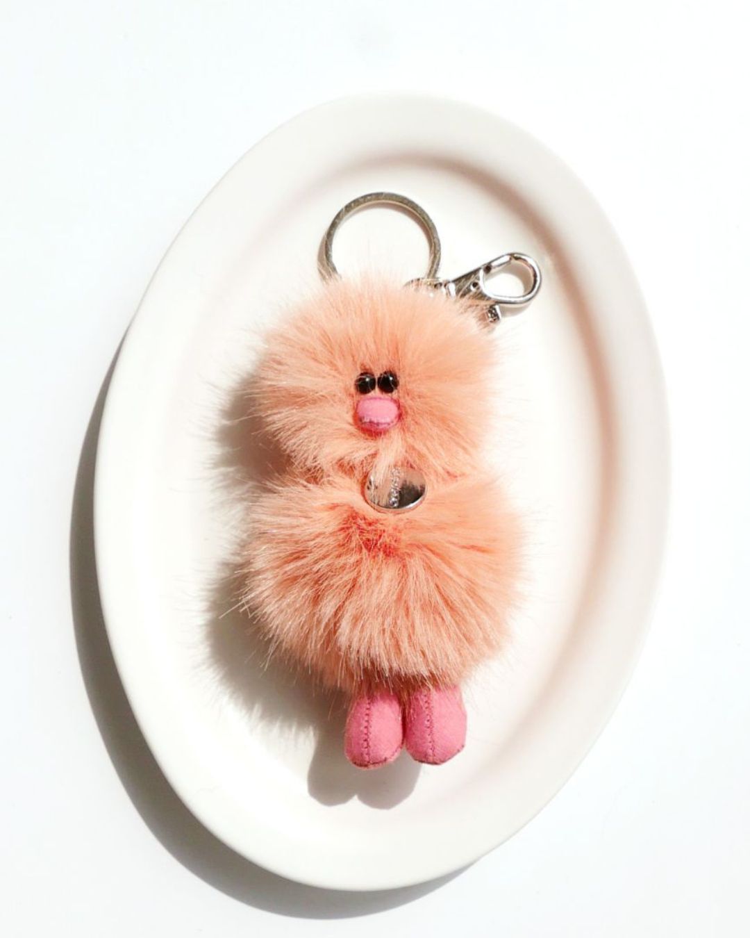 Mini Bird Keyring - プラム Plum -