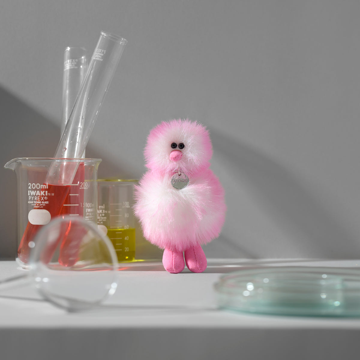 Mini Bird Keyring - ストロベリーシャーベット Strawberry sorbet -