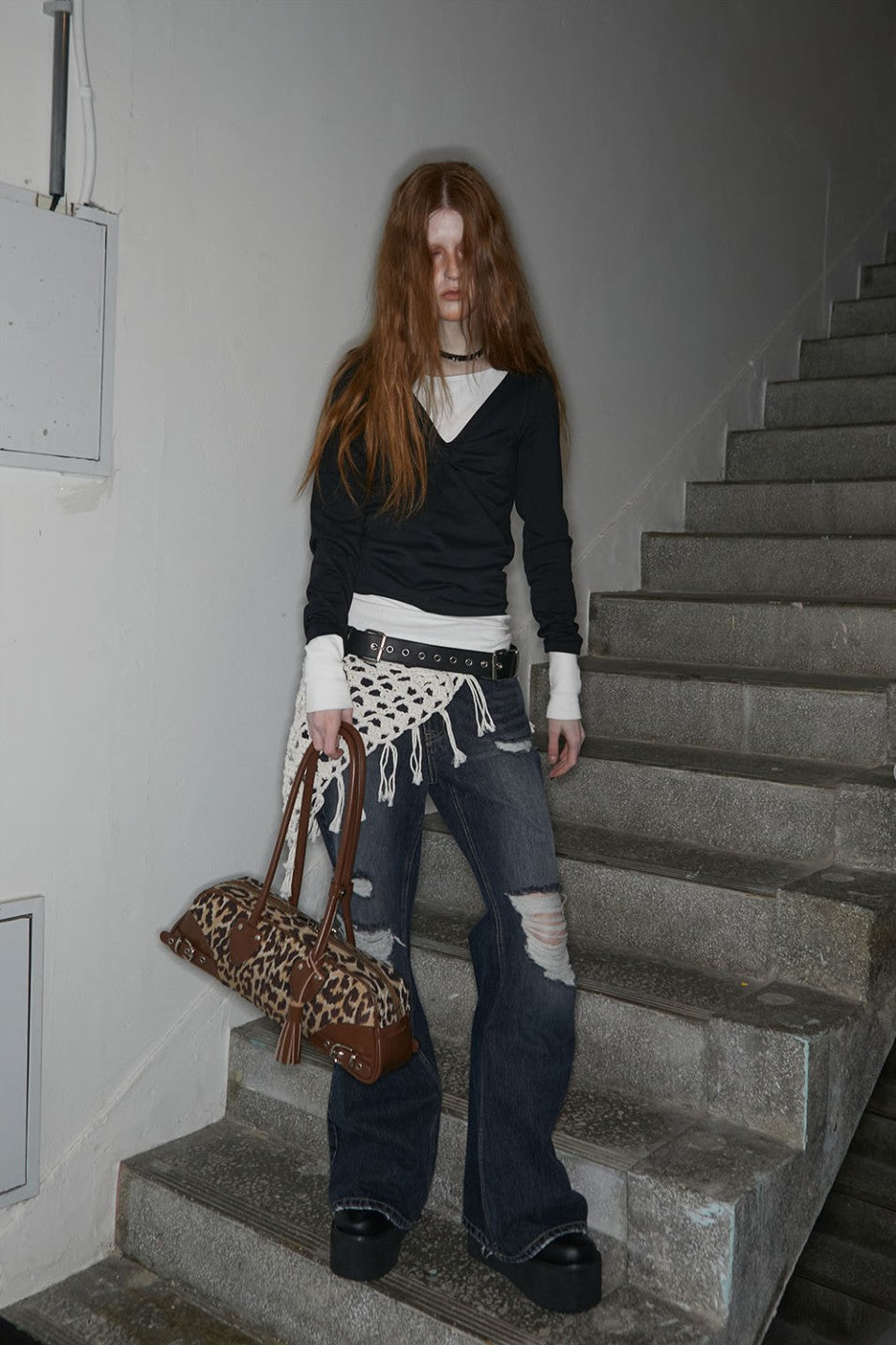 Destroyed Flared Jean