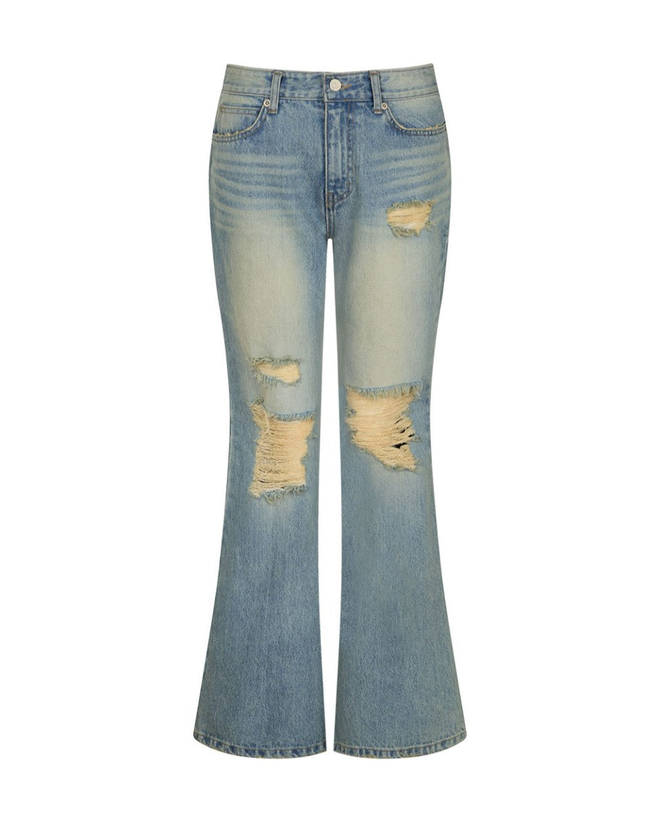 Destroyed Flared Jean