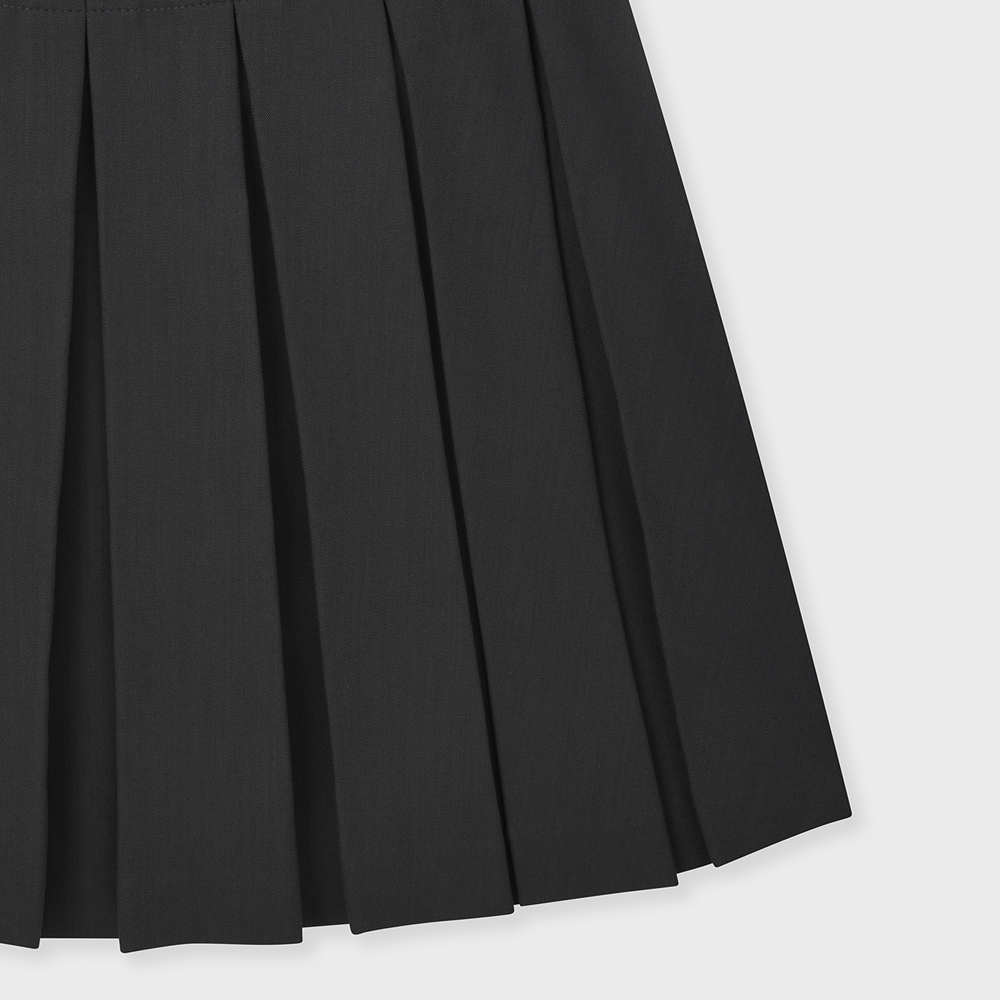 Double Layered Pleats Skirt
