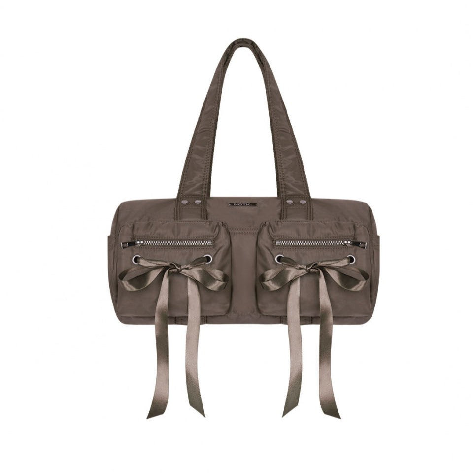 Double Ribbon Cargo Duffle Bag