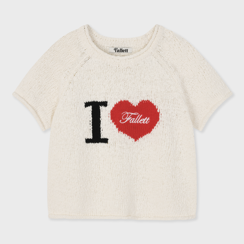 I LOVE SHORT-SLEEVE KNIT