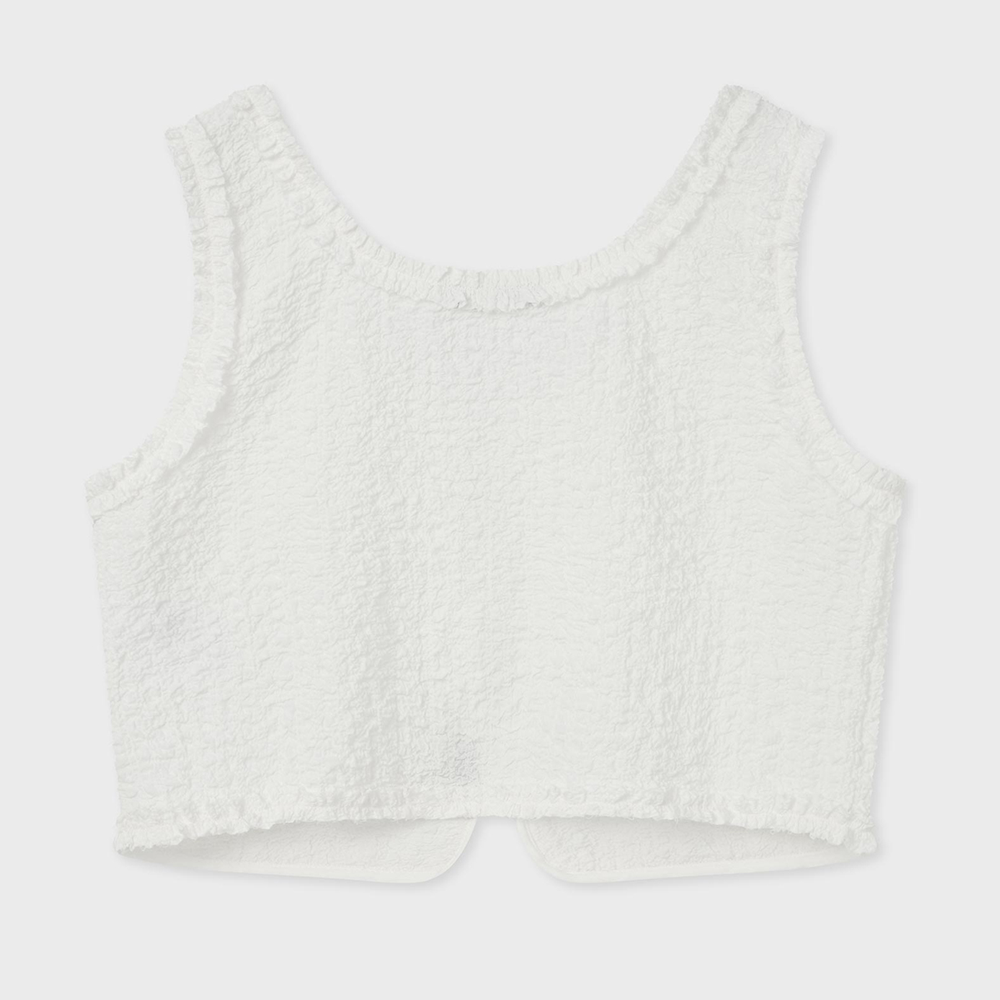 LACE PATCH SLEEVELESS
