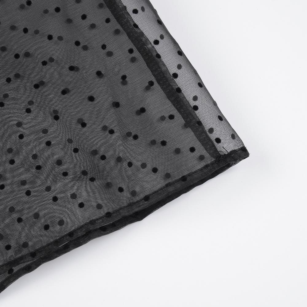 LR DOT SEE-THROUGH LAYERD SKIRT