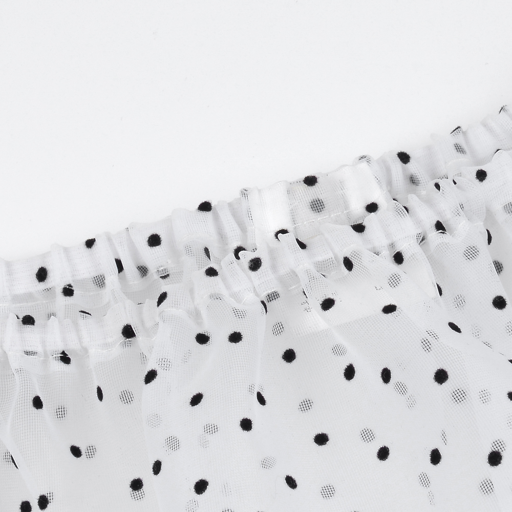 LR DOT SEE-THROUGH LAYERD SKIRT