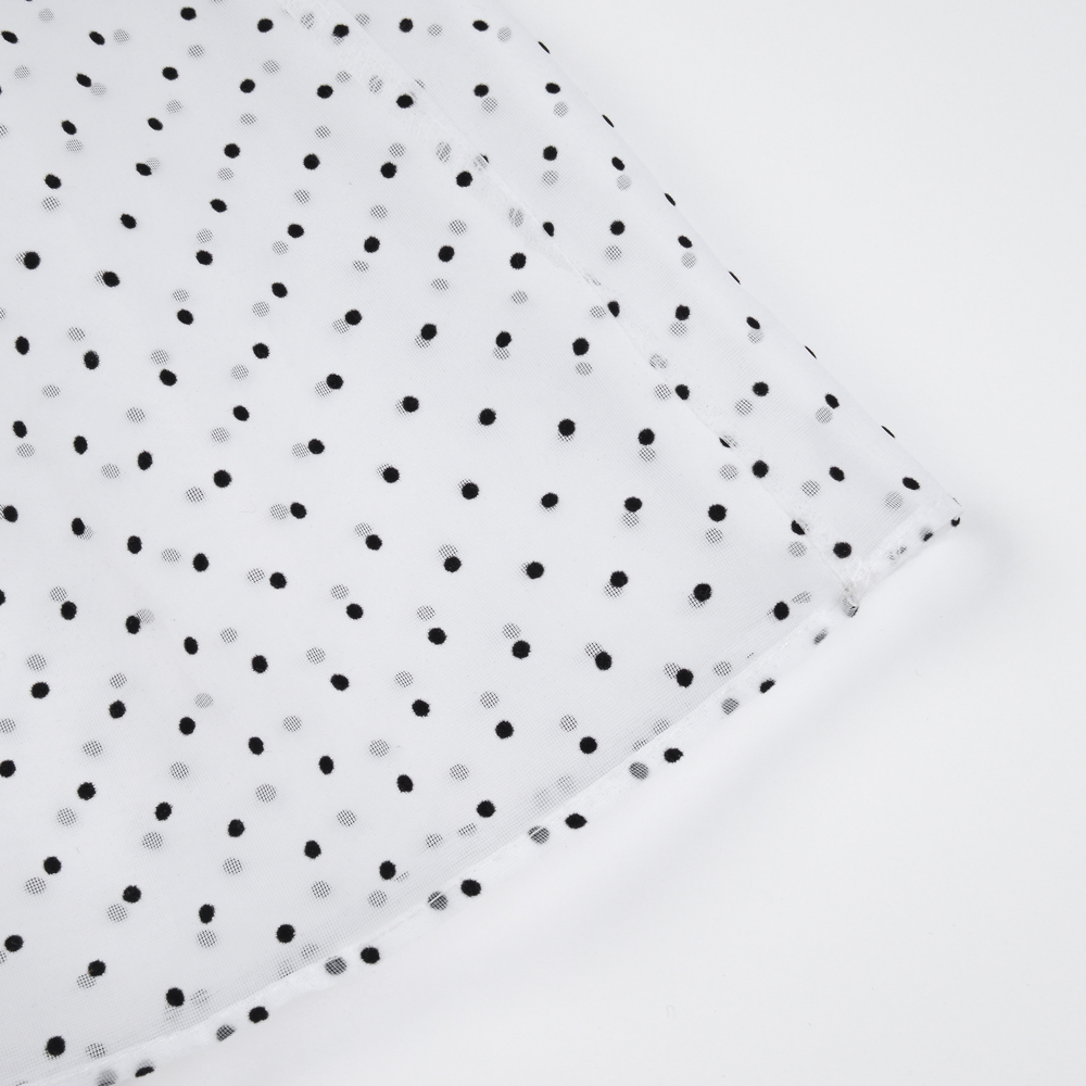 LR DOT SEE-THROUGH LAYERD SKIRT