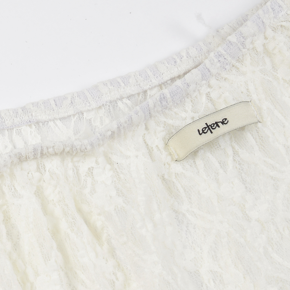 《Leterie》LR LACE LAYERED SKIRT