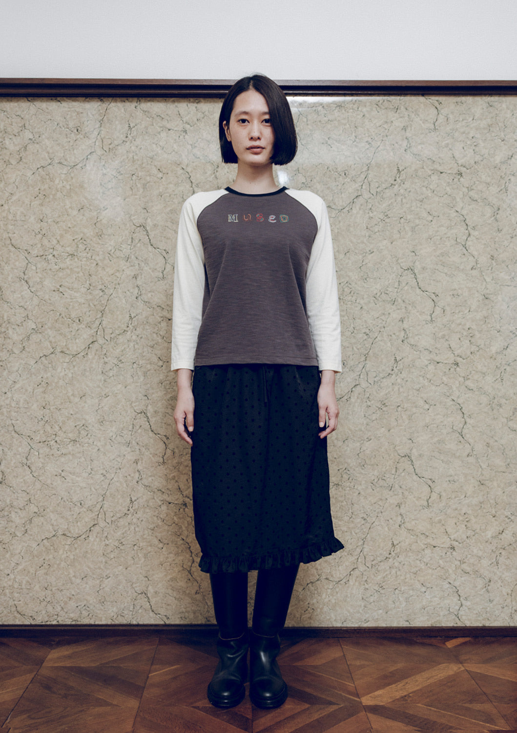 Mused Lucky frill skirt