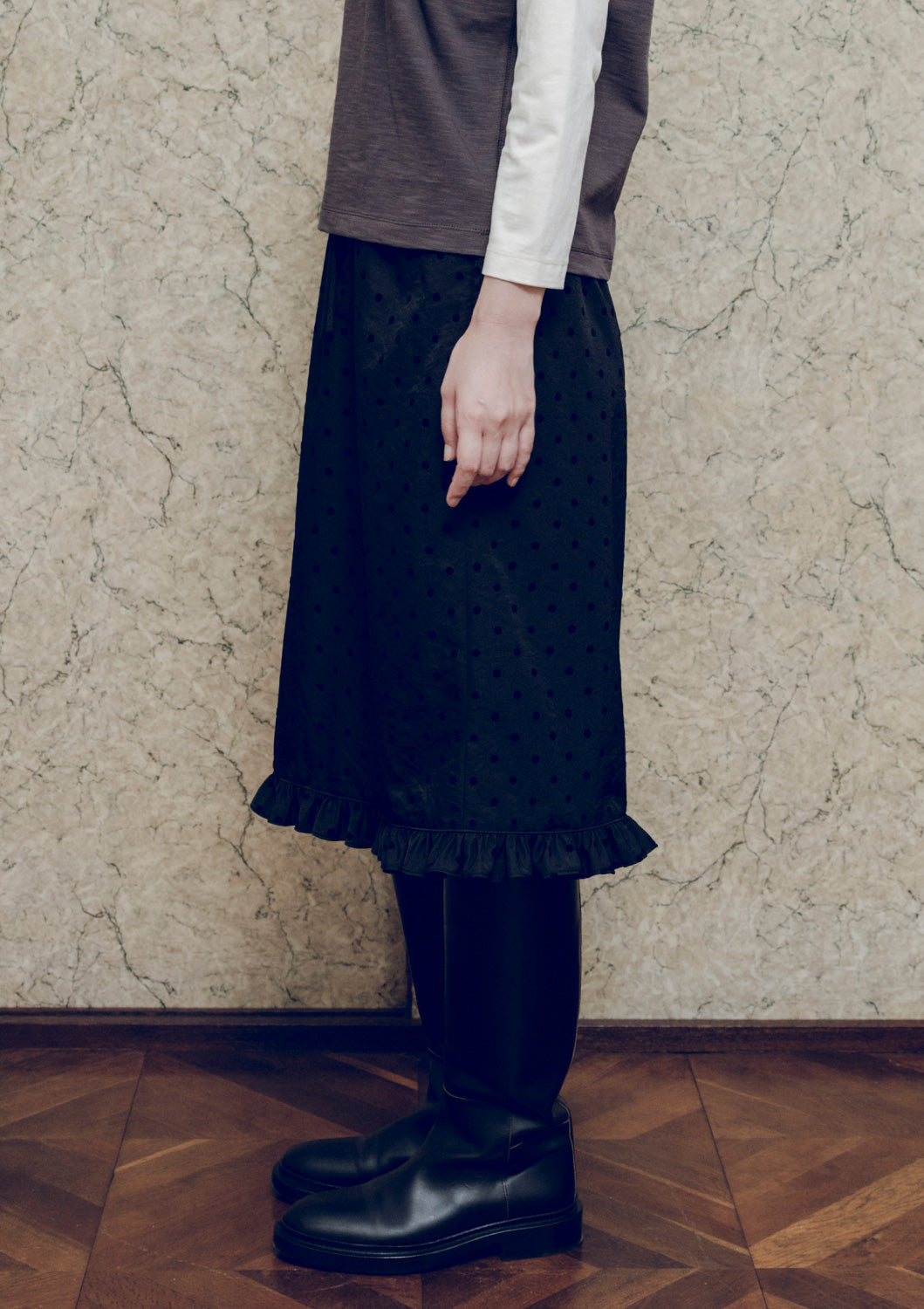 Mused Lucky frill skirt