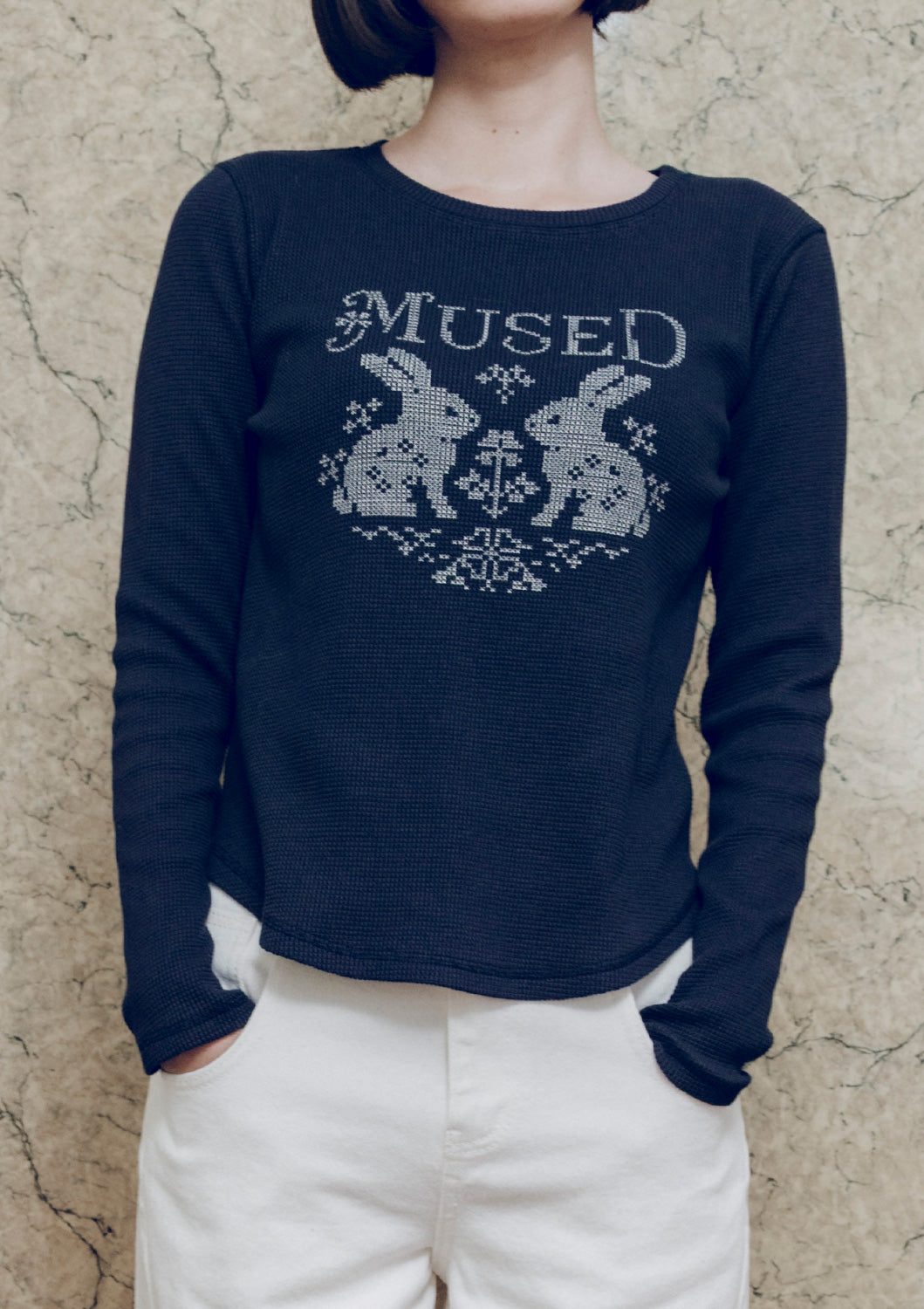 先行予約販売 - Mused Rabbit Waffle T-shirts