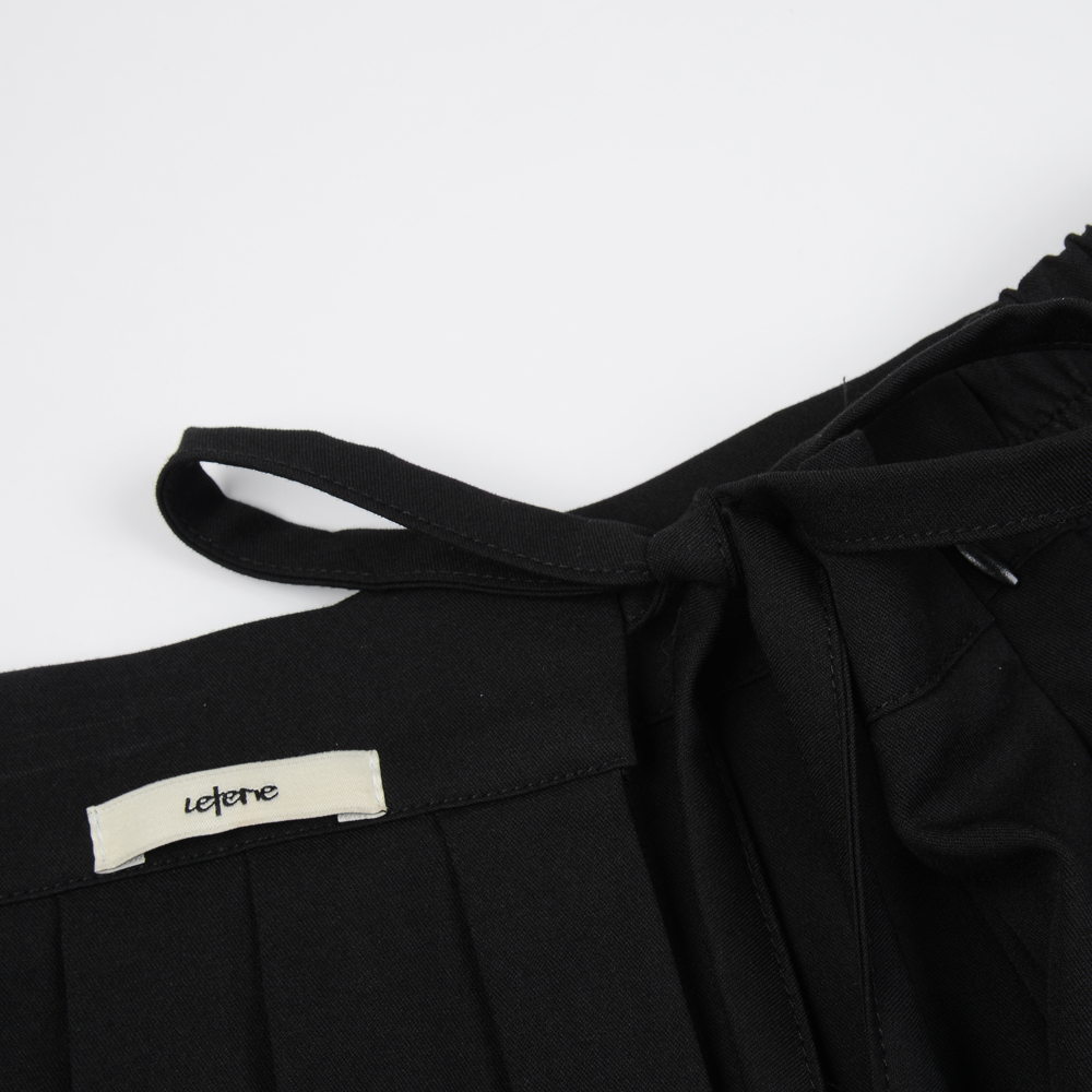 PLEATS MINI SKIRT PANTS