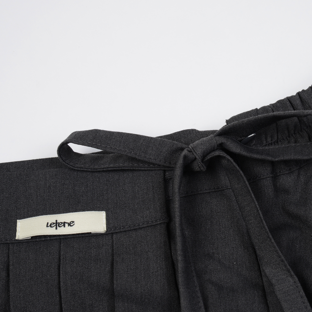 PLEATS MINI SKIRT PANTS