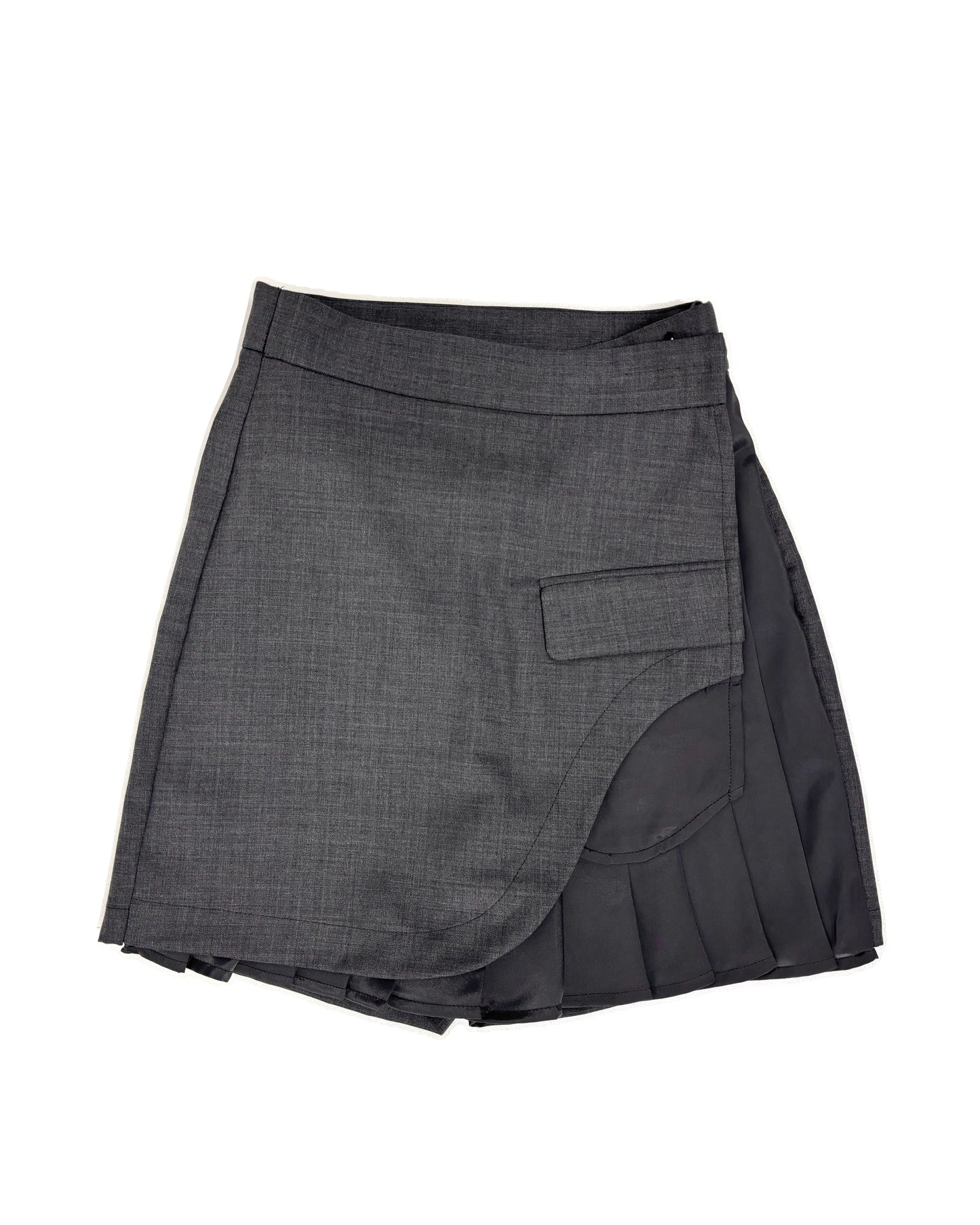 SHIRT PLEATS SKIRT