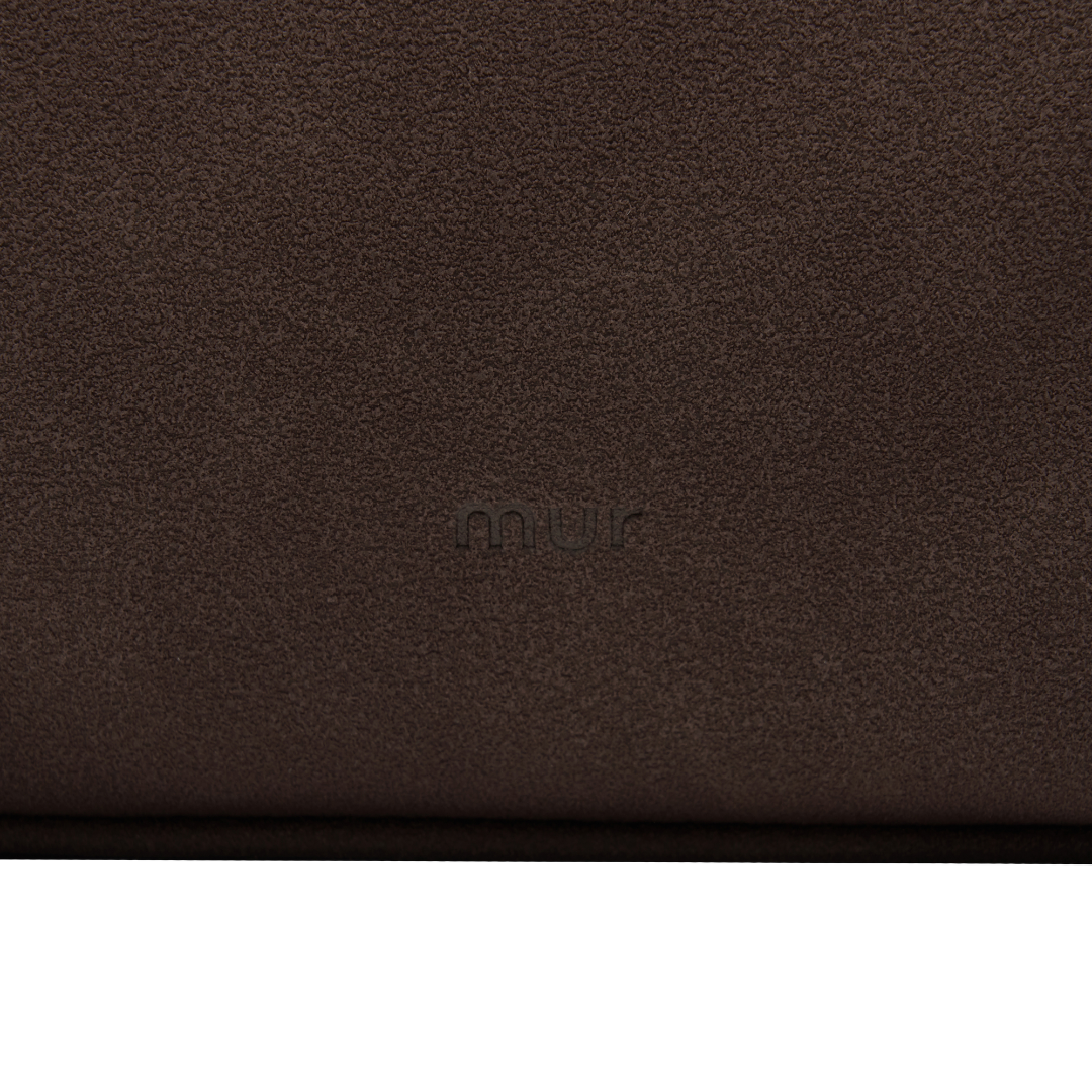 Bento bag - Suede Darkbrown
