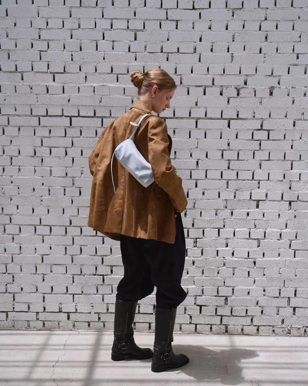 Bento bag - Suede Skyblue