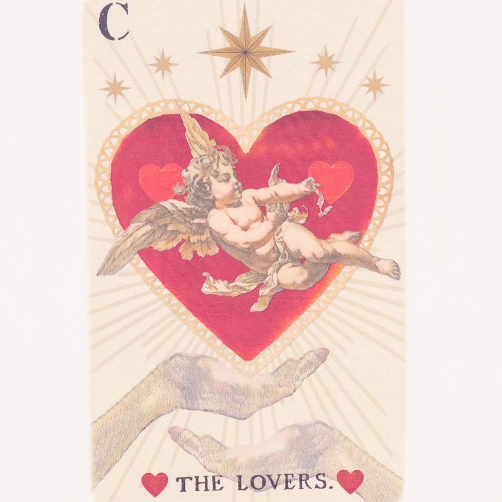 《CURRENT》THE LOVERS TAROT GRAPHIC T-SHIRT