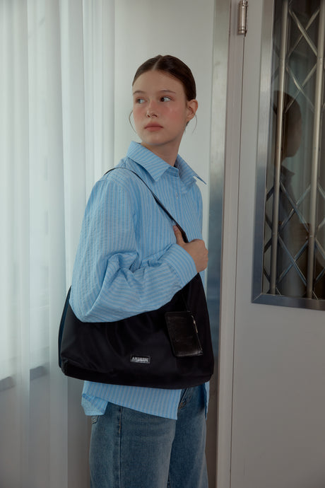 SEERSUCKER SHIRT - BLUE