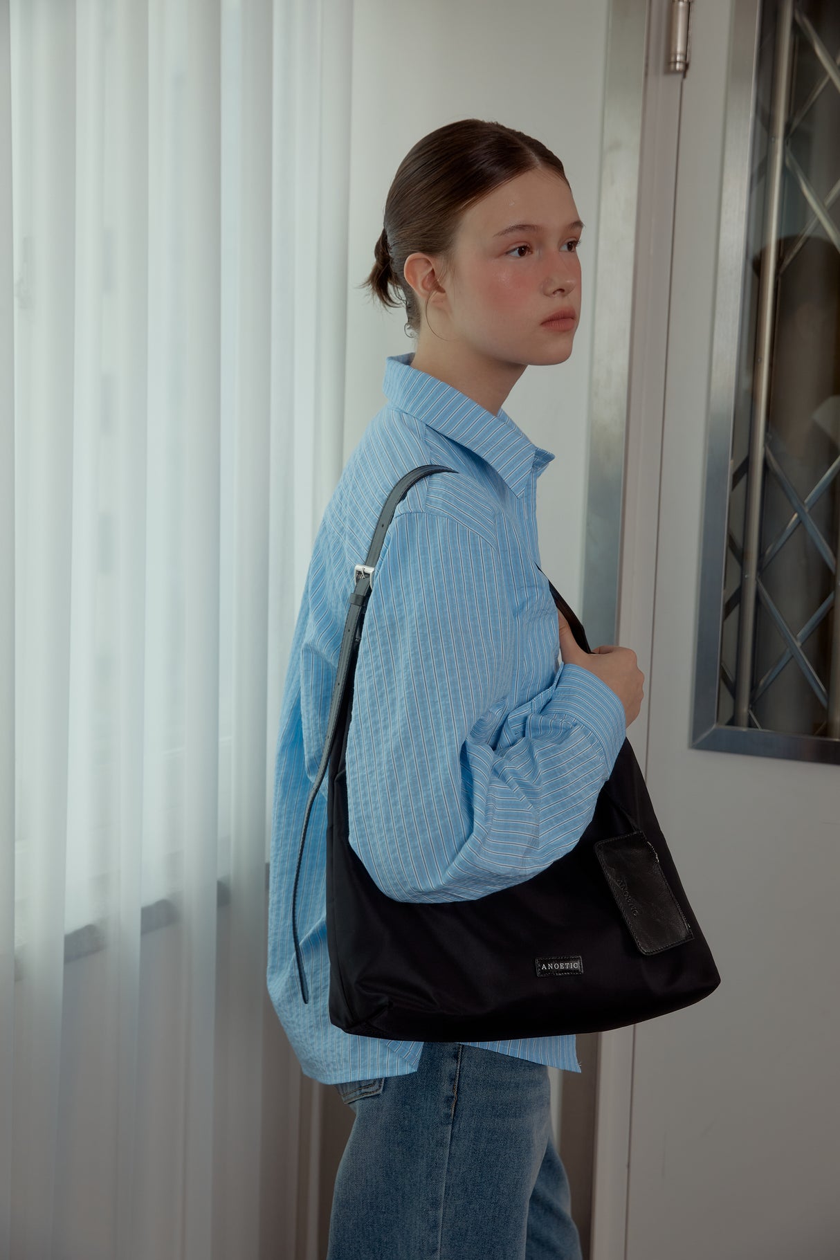 SEERSUCKER SHIRT - BLUE