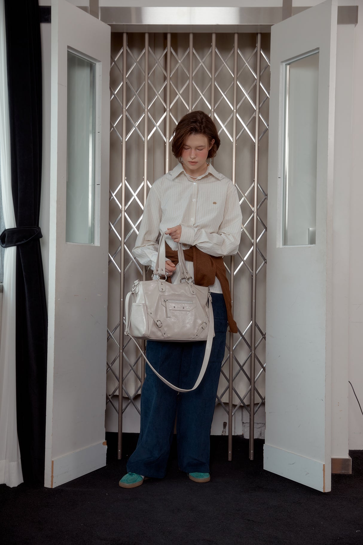 SEERSUCKER SHIRT - YELLOW