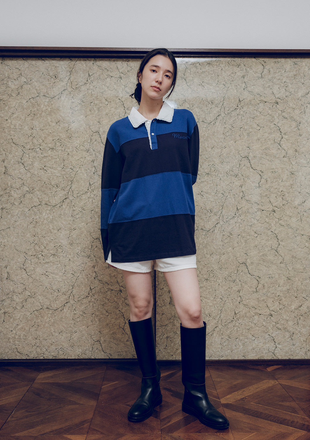 先行予約販売 - Mused Patchwork Rugby T-shirts