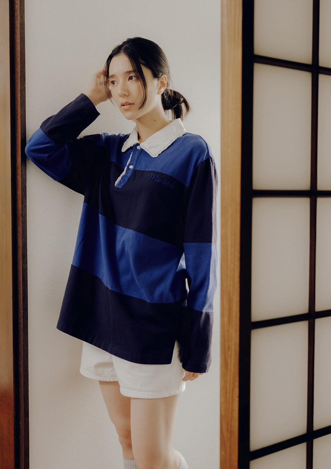 先行予約販売 - Mused Patchwork Rugby T-shirts