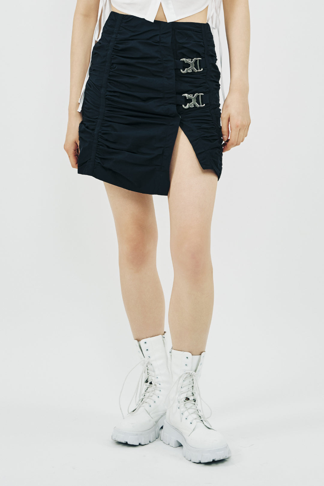 SHIRRING SKIRT