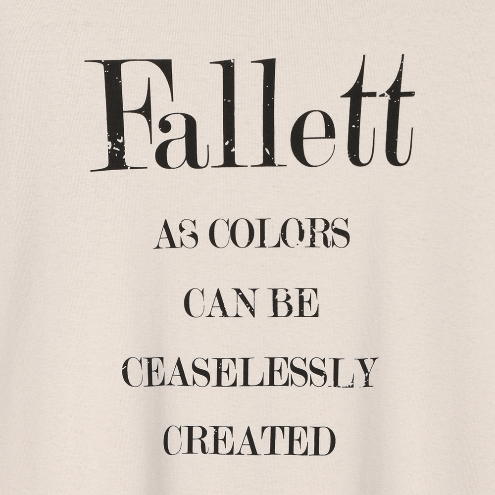 《FALLETT》typography short sleeve