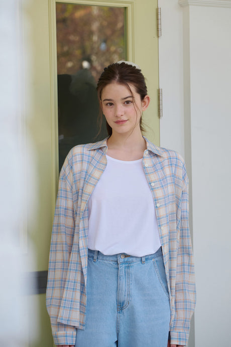 Tartan Boxy Shirt