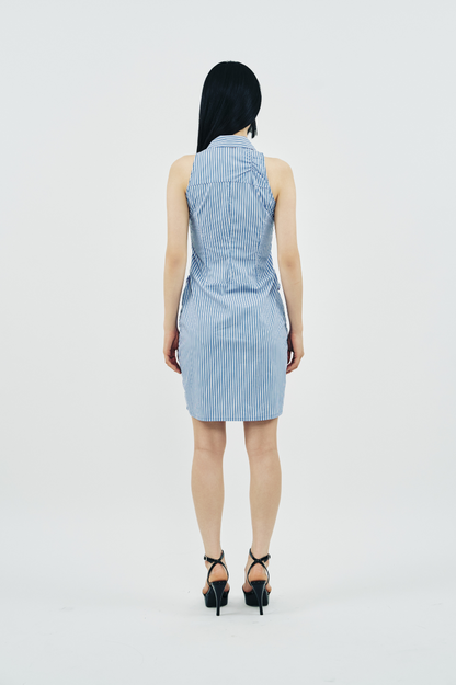 SHIRRING MINI DRESS