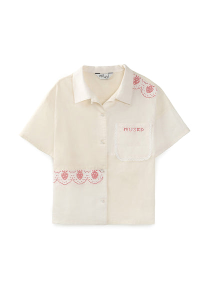 Cali EMB Shirt - Natural