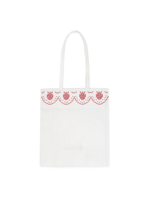 Mused Strawberry Cotton Bag
