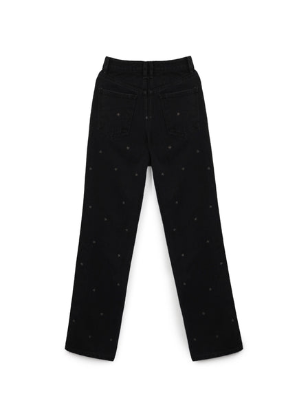 《mused》Heart Bleach Jeans
