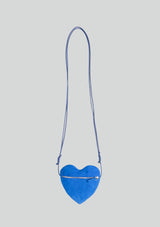 Mused Real Suede Heart Bag