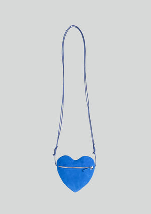 Mused Real Suede Heart Bag